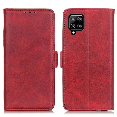 Custodia Portafoglio In Pelle Cover con Supporto M15L per Samsung Galaxy A22 4G Rosso