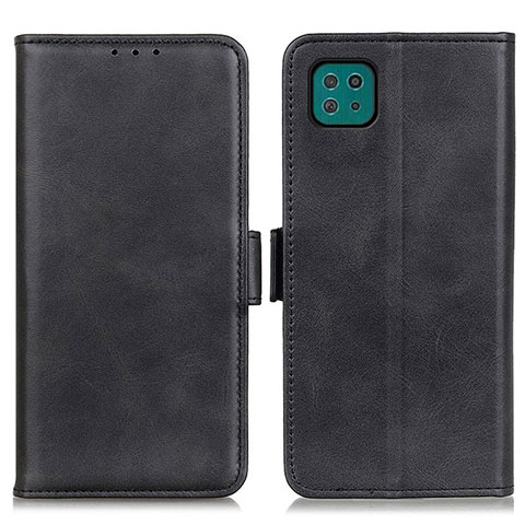 Custodia Portafoglio In Pelle Cover con Supporto M15L per Samsung Galaxy A22 5G Nero