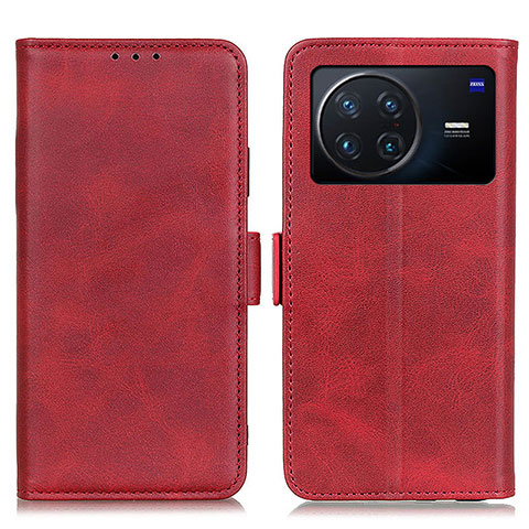 Custodia Portafoglio In Pelle Cover con Supporto M15L per Vivo X Note Rosso