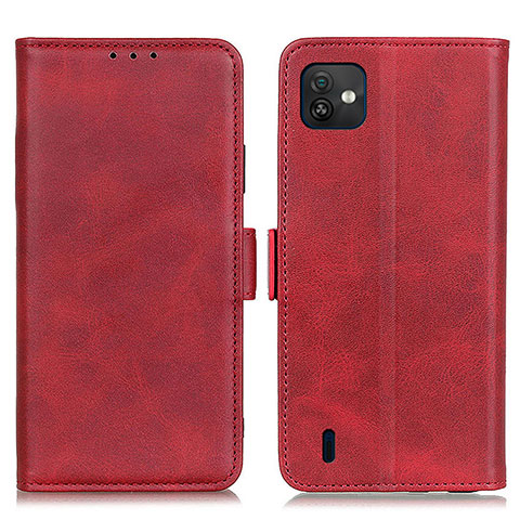 Custodia Portafoglio In Pelle Cover con Supporto M15L per Wiko Y82 Rosso