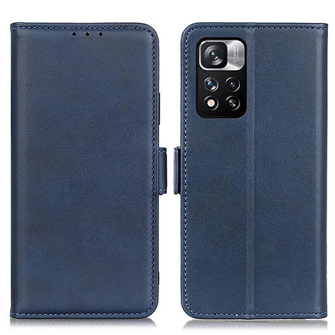 Custodia Portafoglio In Pelle Cover con Supporto M15L per Xiaomi Mi 11i 5G (2022) Blu