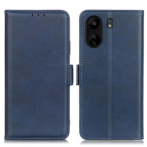 Custodia Portafoglio In Pelle Cover con Supporto M15L per Xiaomi Poco C65 Blu