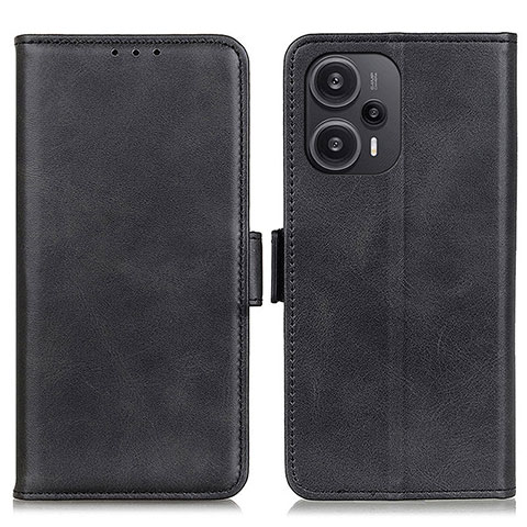 Custodia Portafoglio In Pelle Cover con Supporto M15L per Xiaomi Poco F5 5G Nero