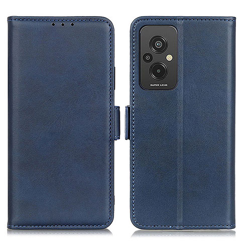 Custodia Portafoglio In Pelle Cover con Supporto M15L per Xiaomi Redmi 11 Prime 4G Blu