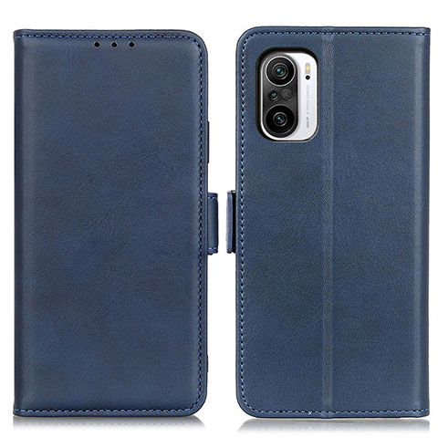 Custodia Portafoglio In Pelle Cover con Supporto M15L per Xiaomi Redmi K40 Pro+ Plus 5G Blu