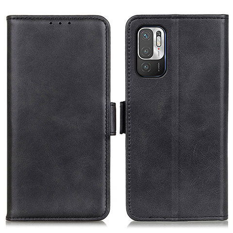 Custodia Portafoglio In Pelle Cover con Supporto M15L per Xiaomi Redmi Note 10 5G Nero