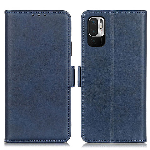 Custodia Portafoglio In Pelle Cover con Supporto M15L per Xiaomi Redmi Note 10 JE 5G Blu