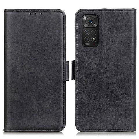 Custodia Portafoglio In Pelle Cover con Supporto M15L per Xiaomi Redmi Note 11 4G (2022) Nero