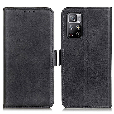 Custodia Portafoglio In Pelle Cover con Supporto M15L per Xiaomi Redmi Note 11 5G Nero