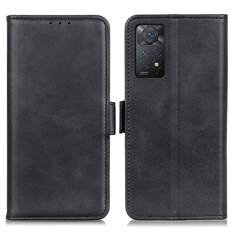 Custodia Portafoglio In Pelle Cover con Supporto M15L per Xiaomi Redmi Note 11 Pro 4G Nero