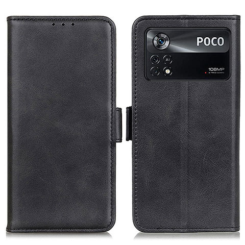 Custodia Portafoglio In Pelle Cover con Supporto M15L per Xiaomi Redmi Note 11E Pro 5G Nero