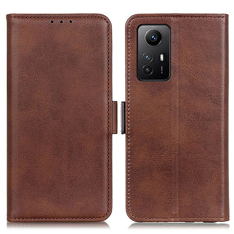 Custodia Portafoglio In Pelle Cover con Supporto M15L per Xiaomi Redmi Note 12S Marrone