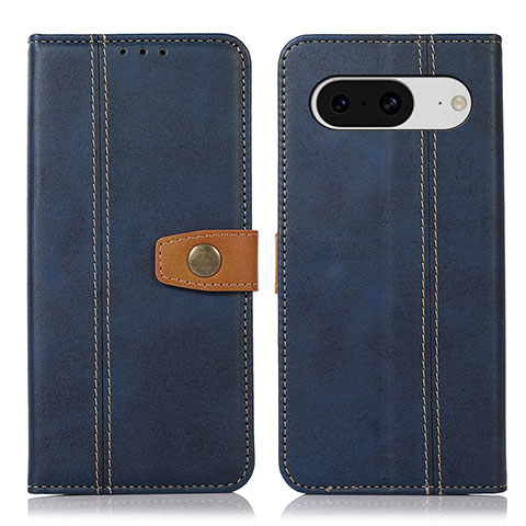 Custodia Portafoglio In Pelle Cover con Supporto M16L per Google Pixel 8 5G Blu