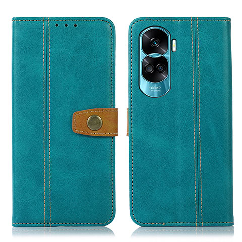 Custodia Portafoglio In Pelle Cover con Supporto M16L per Huawei Honor 90 Lite 5G Verde