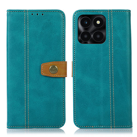 Custodia Portafoglio In Pelle Cover con Supporto M16L per Huawei Honor X6a Verde