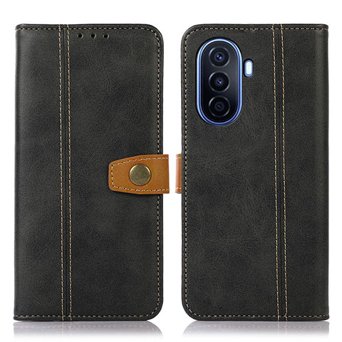 Custodia Portafoglio In Pelle Cover con Supporto M16L per Huawei Nova Y70 Plus Nero