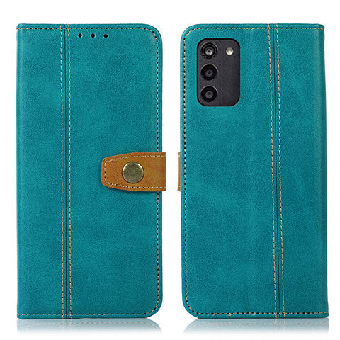 Custodia Portafoglio In Pelle Cover con Supporto M16L per Nokia G100 Verde