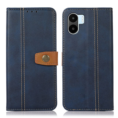 Custodia Portafoglio In Pelle Cover con Supporto M16L per Xiaomi Redmi A1 Blu