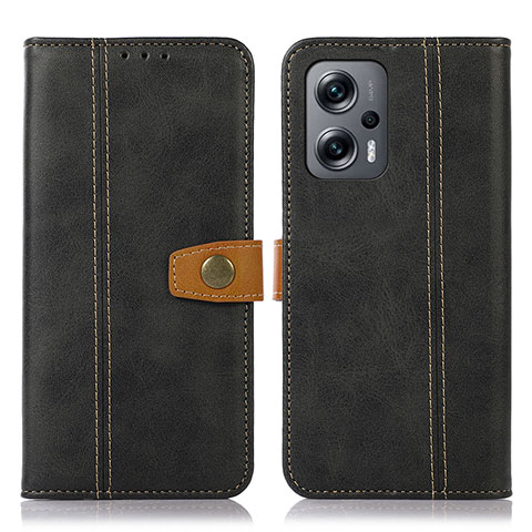 Custodia Portafoglio In Pelle Cover con Supporto M16L per Xiaomi Redmi Note 11T Pro 5G Nero