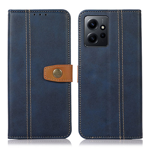 Custodia Portafoglio In Pelle Cover con Supporto M16L per Xiaomi Redmi Note 12 4G Blu