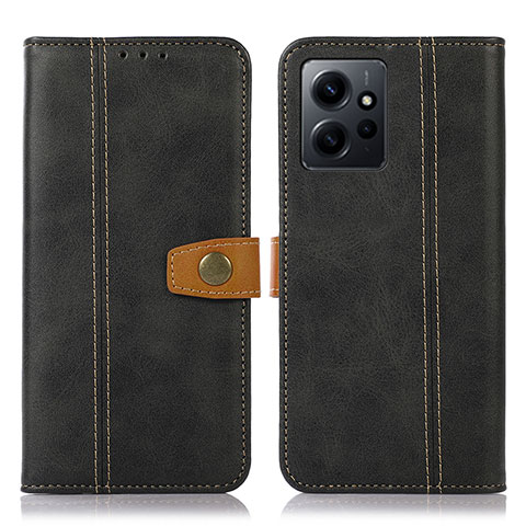 Custodia Portafoglio In Pelle Cover con Supporto M16L per Xiaomi Redmi Note 12 4G Nero