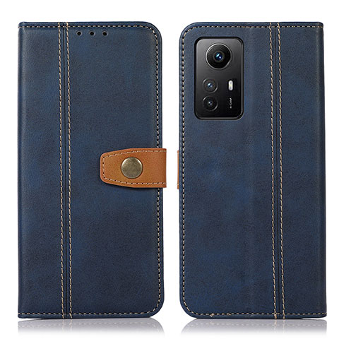 Custodia Portafoglio In Pelle Cover con Supporto M16L per Xiaomi Redmi Note 12S Blu