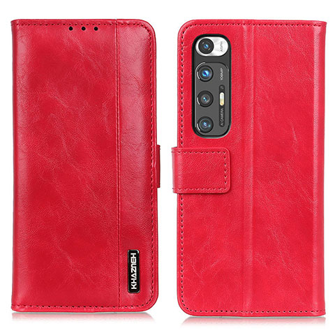 Custodia Portafoglio In Pelle Cover con Supporto ML11 per Xiaomi Mi 10S 5G Rosso