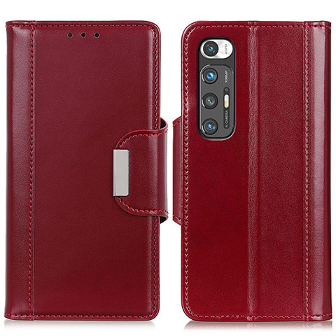 Custodia Portafoglio In Pelle Cover con Supporto ML13 per Xiaomi Mi 10S 5G Rosso