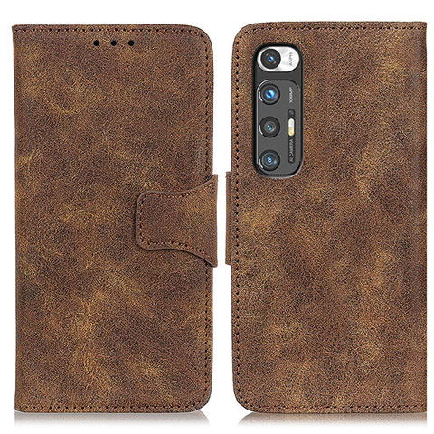 Custodia Portafoglio In Pelle Cover con Supporto ML3 per Xiaomi Mi 10S 5G Marrone