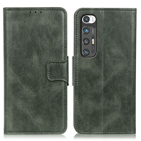 Custodia Portafoglio In Pelle Cover con Supporto ML9 per Xiaomi Mi 10S 5G Verde