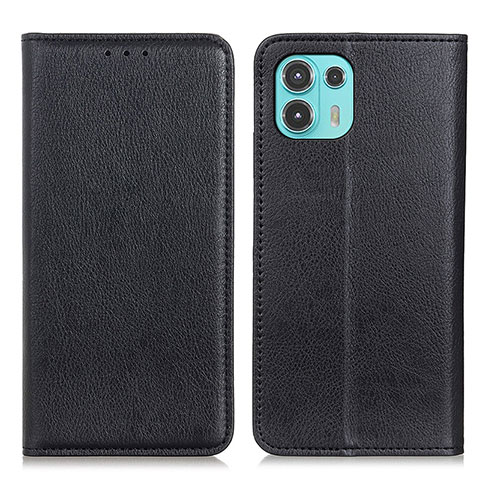 Custodia Portafoglio In Pelle Cover con Supporto N01P per Motorola Moto Edge 20 Lite 5G Nero