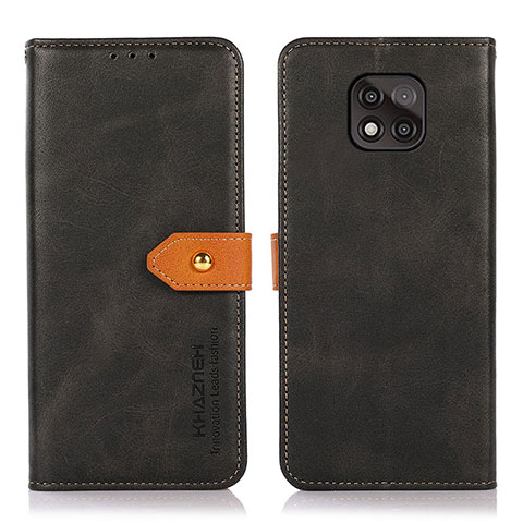 Custodia Portafoglio In Pelle Cover con Supporto N01P per Motorola Moto G Power (2021) Nero