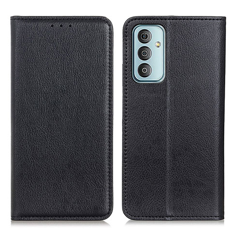 Custodia Portafoglio In Pelle Cover con Supporto N01P per Samsung Galaxy M23 5G Nero