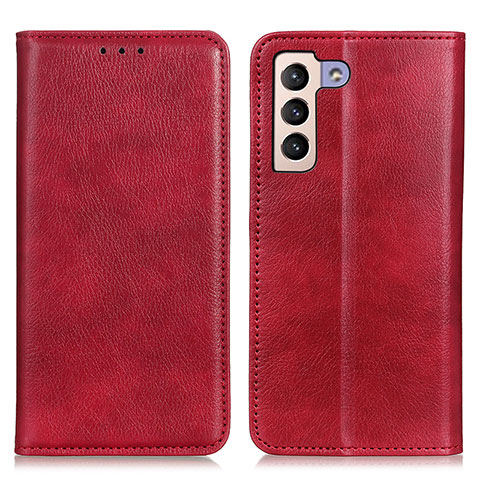 Custodia Portafoglio In Pelle Cover con Supporto N01P per Samsung Galaxy S24 Plus 5G Rosso