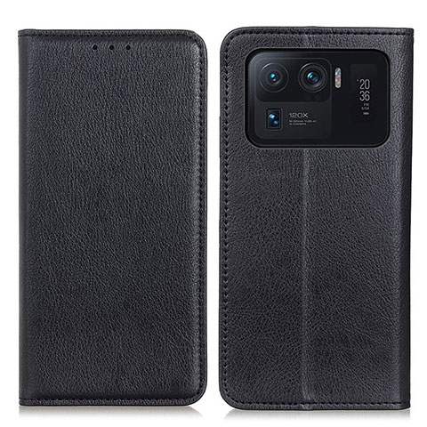 Custodia Portafoglio In Pelle Cover con Supporto N01P per Xiaomi Mi 11 Ultra 5G Nero