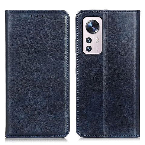 Custodia Portafoglio In Pelle Cover con Supporto N01P per Xiaomi Mi 12 Lite 5G Blu