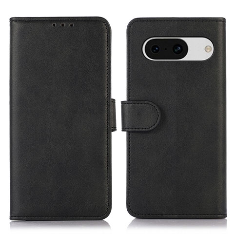 Custodia Portafoglio In Pelle Cover con Supporto N02P per Google Pixel 8a 5G Nero