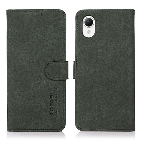 Custodia Portafoglio In Pelle Cover con Supporto N02P per Samsung Galaxy A23e 5G Verde