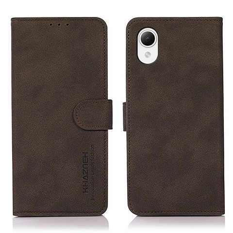 Custodia Portafoglio In Pelle Cover con Supporto N02P per Samsung Galaxy A23s Marrone