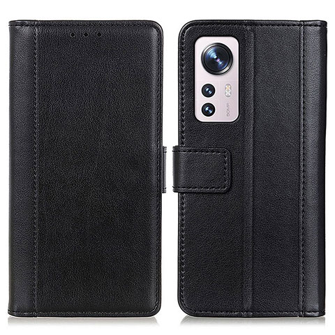 Custodia Portafoglio In Pelle Cover con Supporto N02P per Xiaomi Mi 12 Lite 5G Nero