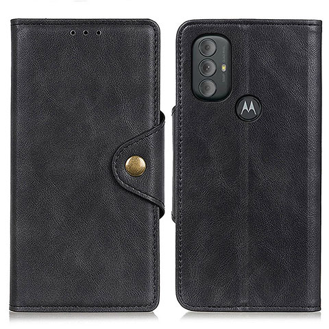 Custodia Portafoglio In Pelle Cover con Supporto N03P per Motorola Moto G Power (2022) Nero