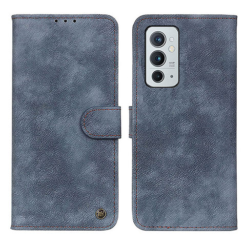 Custodia Portafoglio In Pelle Cover con Supporto N03P per OnePlus 9RT 5G Blu