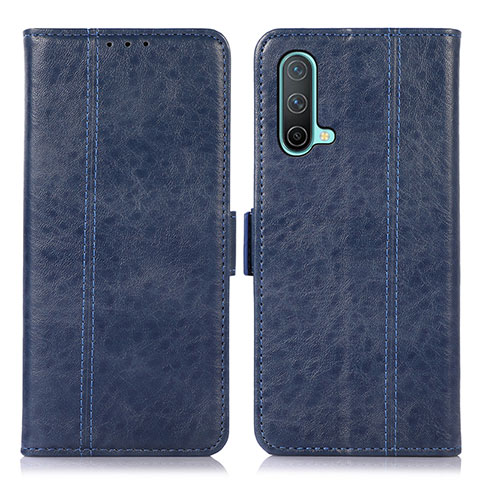 Custodia Portafoglio In Pelle Cover con Supporto N03P per OnePlus Nord CE 5G Blu