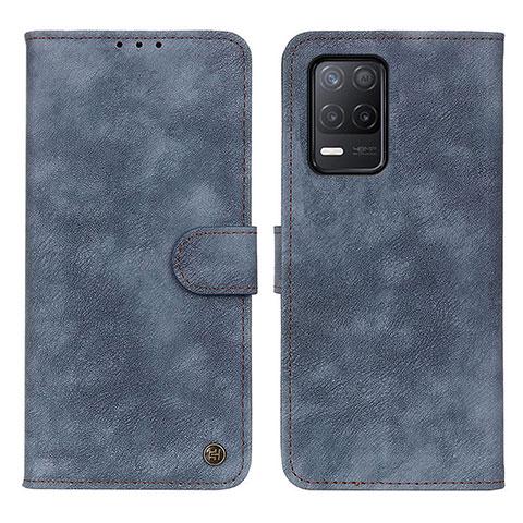 Custodia Portafoglio In Pelle Cover con Supporto N03P per Realme Q3i 5G Blu