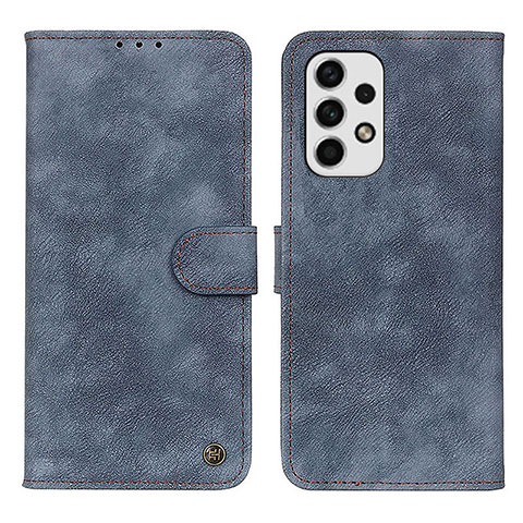 Custodia Portafoglio In Pelle Cover con Supporto N03P per Samsung Galaxy A23 4G Blu