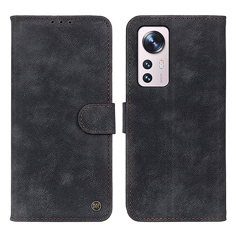 Custodia Portafoglio In Pelle Cover con Supporto N03P per Xiaomi Mi 12 5G Nero