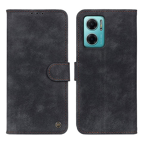 Custodia Portafoglio In Pelle Cover con Supporto N03P per Xiaomi Redmi 10 5G Nero