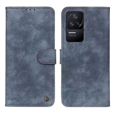 Custodia Portafoglio In Pelle Cover con Supporto N03P per Xiaomi Redmi K40S 5G Blu