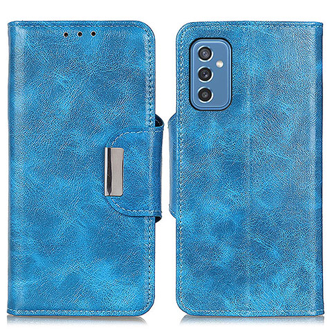 Custodia Portafoglio In Pelle Cover con Supporto N04P per Samsung Galaxy M52 5G Cielo Blu