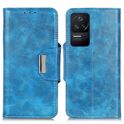 Custodia Portafoglio In Pelle Cover con Supporto N04P per Xiaomi Redmi K40S 5G Cielo Blu